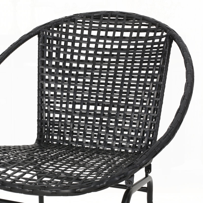 Outdoor Chair Set Of 2, Black