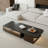 Derozil  Extendable Coffee Table with LED Lights and 4 Drawers
