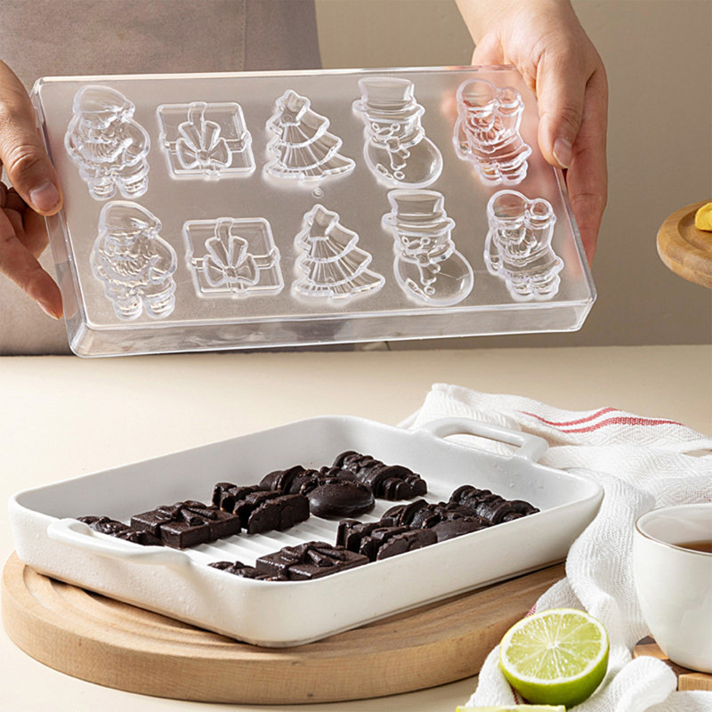 Transparent Acrylic Chocolate Plastic Baking Tools Three Dimensional Heart Shaped Candy Tools