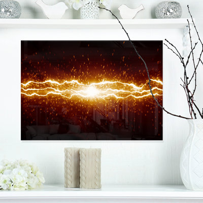 " Lightning On Dark Sky "