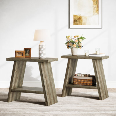 Soild Wood End Table