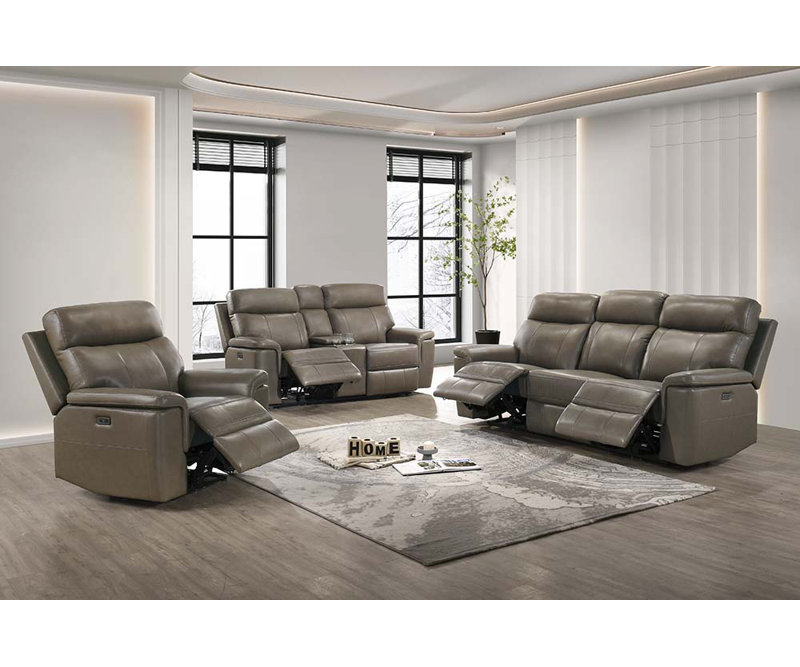 #3175 Paloma 3pc Living Room Set In Off White, Brun