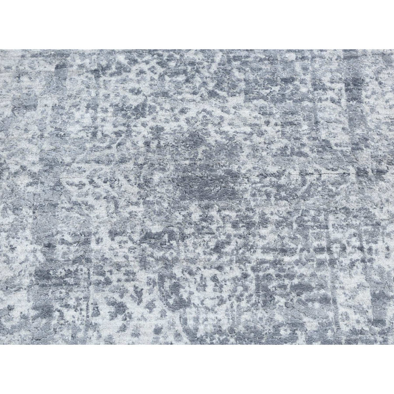 Tapis bleu nouvel et gris 2 pi 8 po x 10 pi Towrey