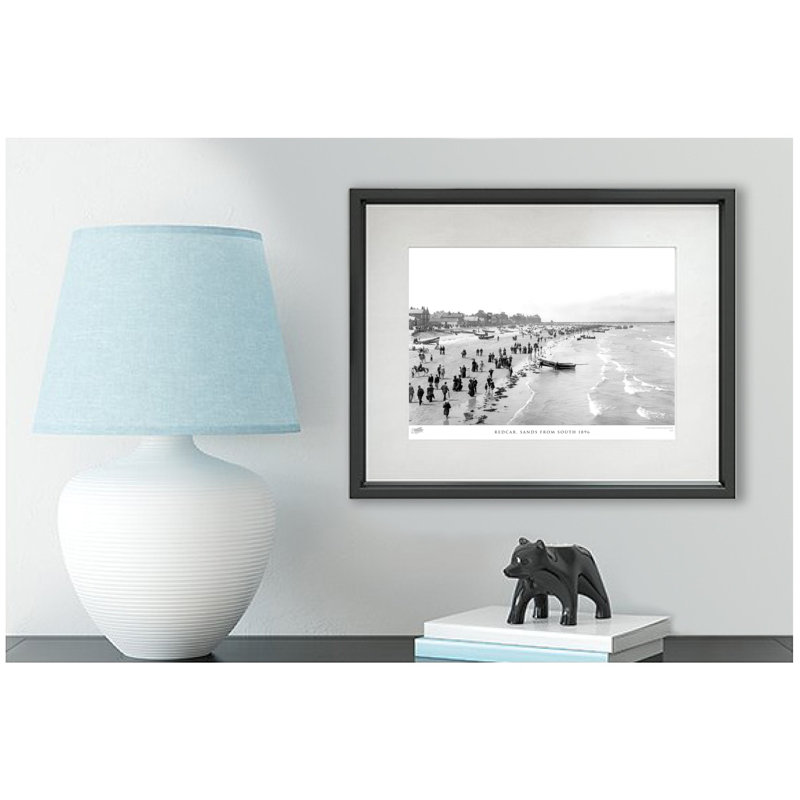 Redcar, Sands From South 1896 - Single Picture Frame Print, 45cm H x 60cm W x 2.3cm D