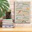 «Camping Rules White Fabric Birds» par Jean Plout, art mural sur toile, 12 po x 16 po-1617520374