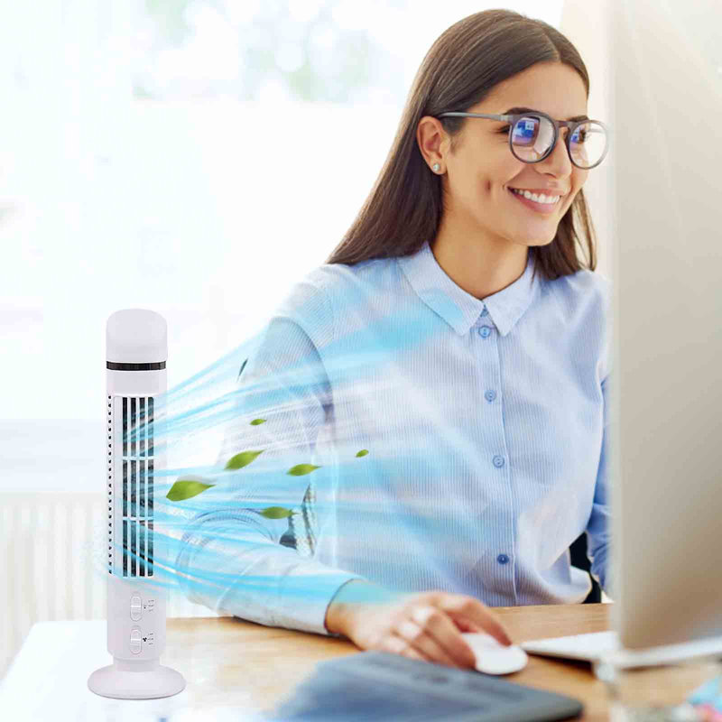 Ventilateur de tour USB Kondieu Hot Selling, Blanc