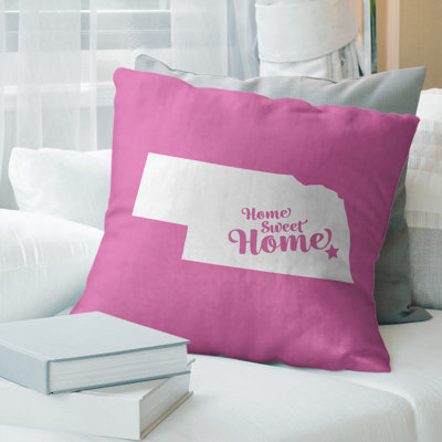US Cities & States Home Sweet Linen Pillow