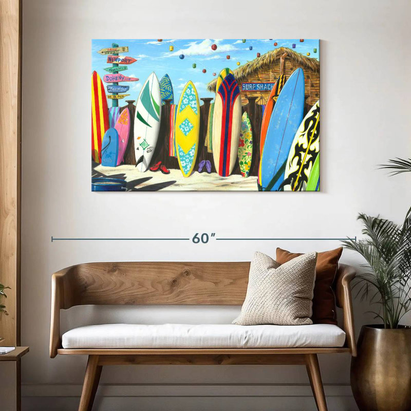 Senne Surf Shack, 30" H x 45" W