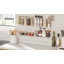 Rangement mural en plastique avec paniers muraux Dandoy