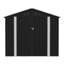 7.8 Ft. W X 6 Ft. D Metal Apex Outdoor Garden Shed With Door Lock