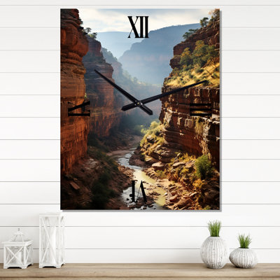 Canyon Reverie Empling I - Landscape & Nature Très grandes horloges murales