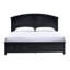 Grand lit Hammond (matelas non inclus), noir-129444180