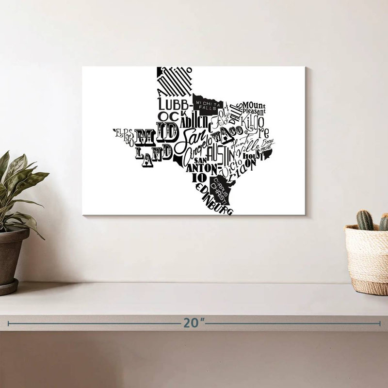 Aliaz Texas - noir, H 8 po x l 12 po