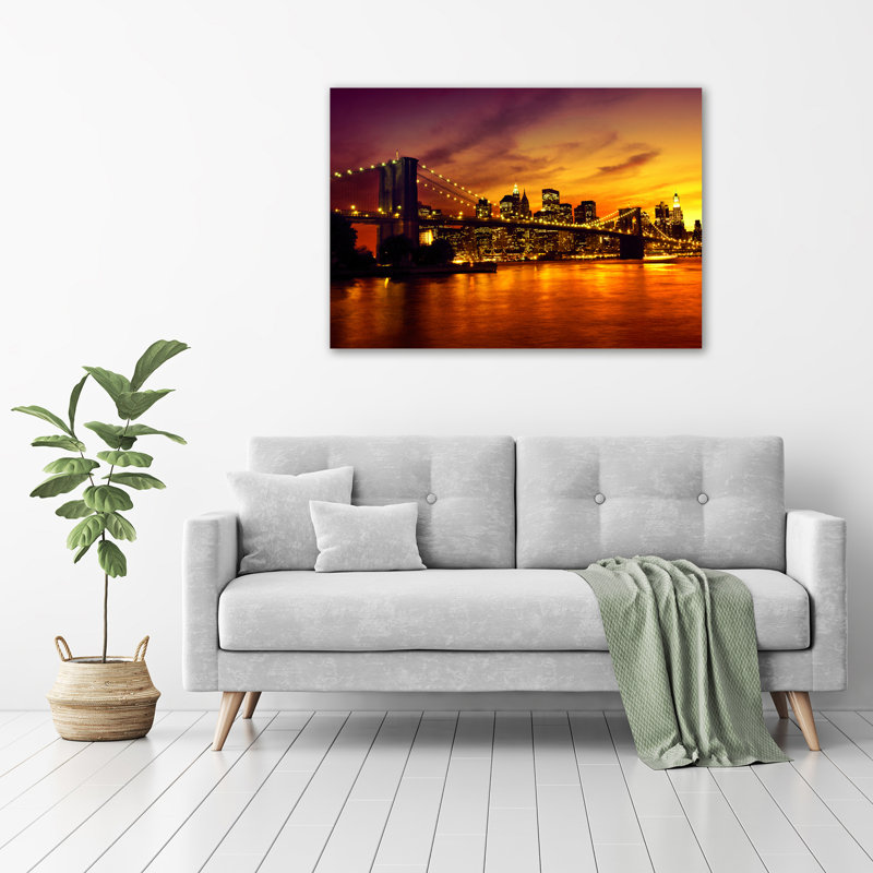 Brooklyn Bridge - Wrapped Canvas Print