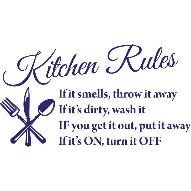 Text & Numbers Wall Decal, 22" H x 36" W, Purple