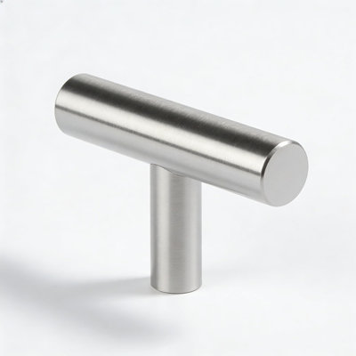 12-Pack  Cabinet Knobs And Drawer Pulls, 2-Inch T-Bar Pulls With Screws For Kitchen, Bathroom, And Bedroom Furniture