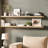 Miami 60" W x 8" D Floating Shelves Set with Invisible Wall Mount Brackets-111448274