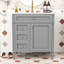Clista Bathroom Vanity with Top Sink and 2 Drawers and a Tip-out Drawer-1074704929