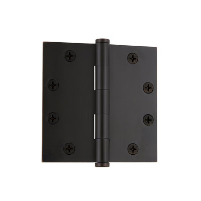 4.5'' x 4.5'' Brass Butt Bearing Hinge