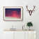 Burning Clouds in Abstract - Picture Frame Graphic Art Print