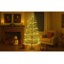 Arbre de Noël artificiel complet avec lumières DEL et support en métal, arbre complet 612 pointes, décoration de Noël