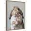 «Cute Bunny Candy Cane» par The Creative Bunch Studio, reproduction d'art sur toile encadrée