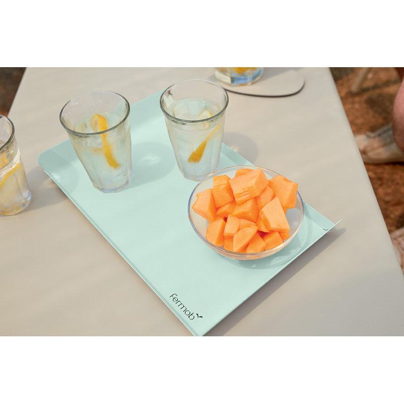 Alto Stainless Steel Tray, 2" H x 14" W x 9" D, Ice Mint