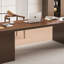 Bureaux en bois massif en L noyer-107934399-107934397