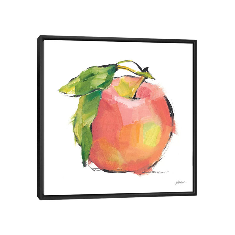 "Designer fruit I" par Ethan Harper, reproduction d’art, H 37 po x l 37 po x P 1,5 po, Pas de tapis, Toile avec cadre noir