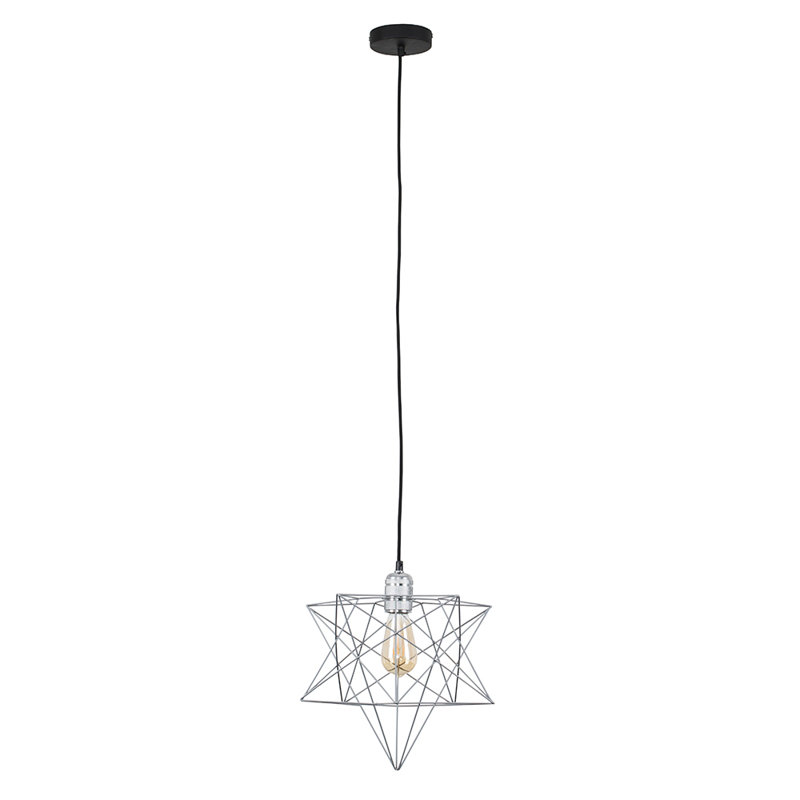 Baden 1 - Light Geometric Pendant, No, Matt Black, Grey