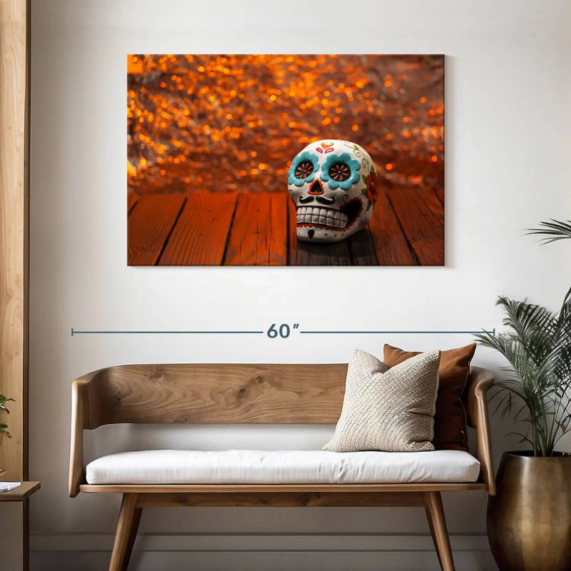 Kerner Sugar Skull, 30" H x 45" W