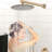 10" Wall Mounted Shower with High Pressure Rain Shower Head & 5-Function Handheld Shower Head-119136736