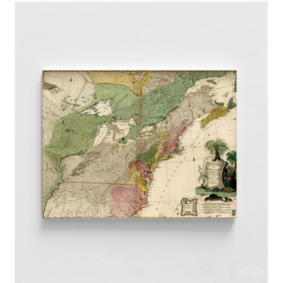 «Theatre Of War In North America 1755», affiche de cadeau de guerre américaine antique, affiche de champ de bataille, affiche de bureau militaire
