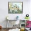 Cadre flottant princesse vue du château, design par Christine Simpson Art-1810531897-1810531896