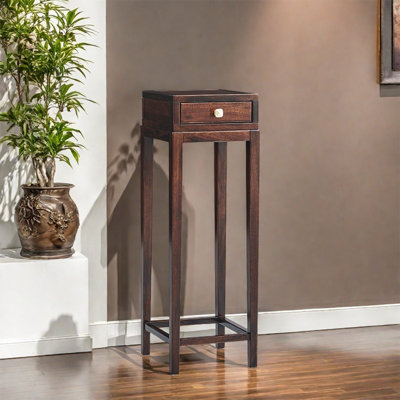 Meuble à fleurs de style chinois avec plancher en bois massif