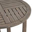 Table en bois grise 27,5 po
