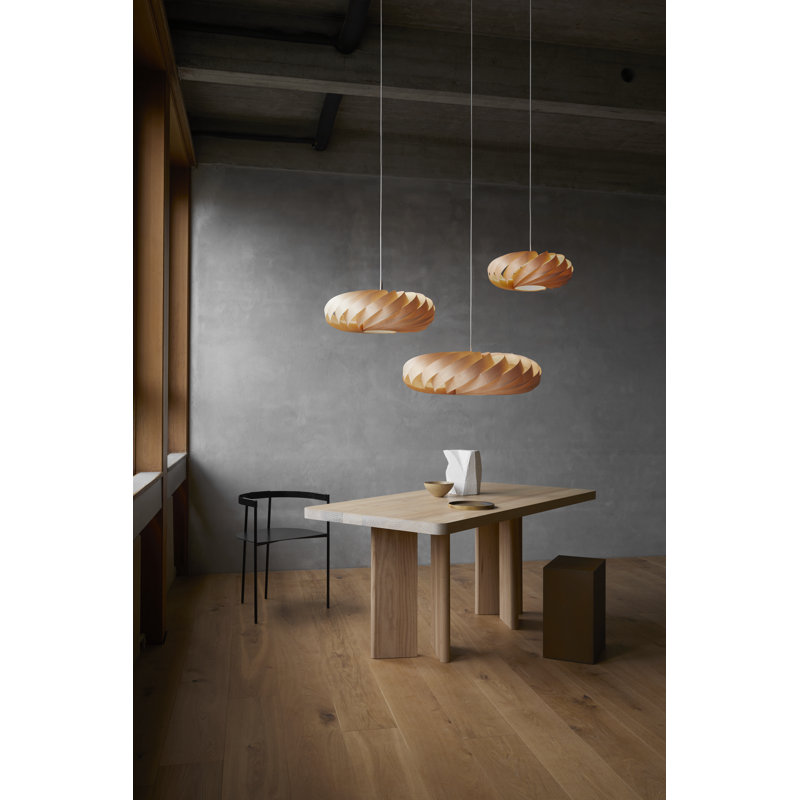 TR5 Pendant, Natural, 7.87" H x 23.62" W x 23.62" D
