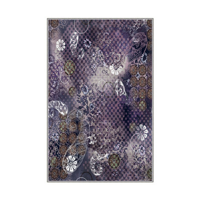 Premium 3D Printed Carpet, 4 x 6 ft, 100% Polyester, 0.04 in Pile Height | Antibacterial, Non-Slip PVC Dot Underside, Machine Washable | Ideal for Living Room, Bedroom, and Playroom, Stylish & Durable Design