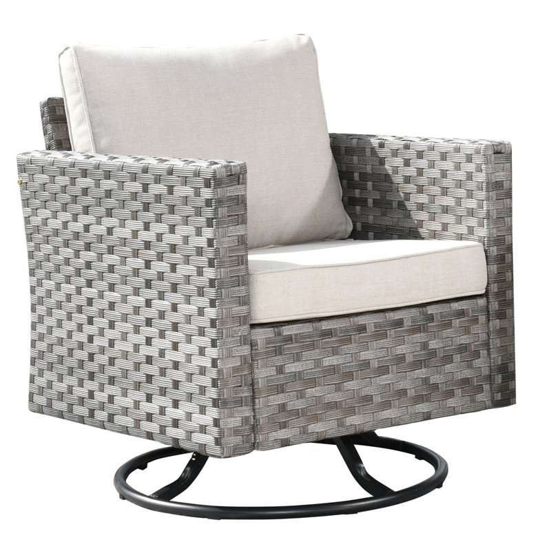 7 - Person Patio Conversation Set, Beige