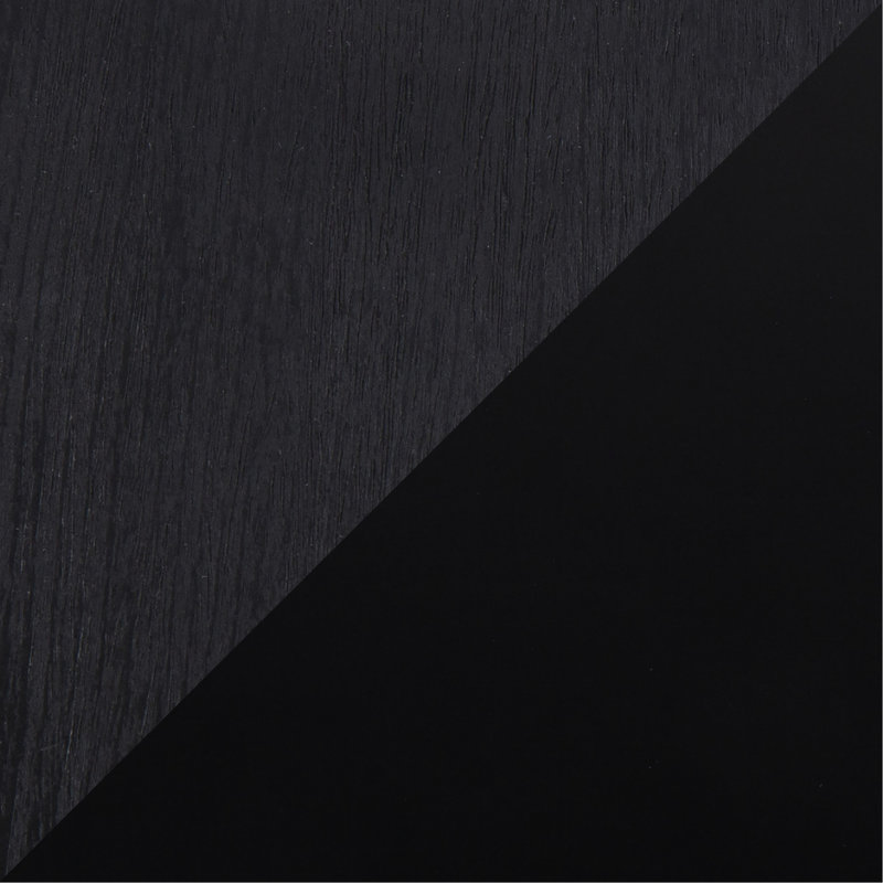 Ensemble de salle à manger industriel noir 5 pièces avec plateau en bois et chaises, hauteur fixe, aspect fuseau métallique, chaises