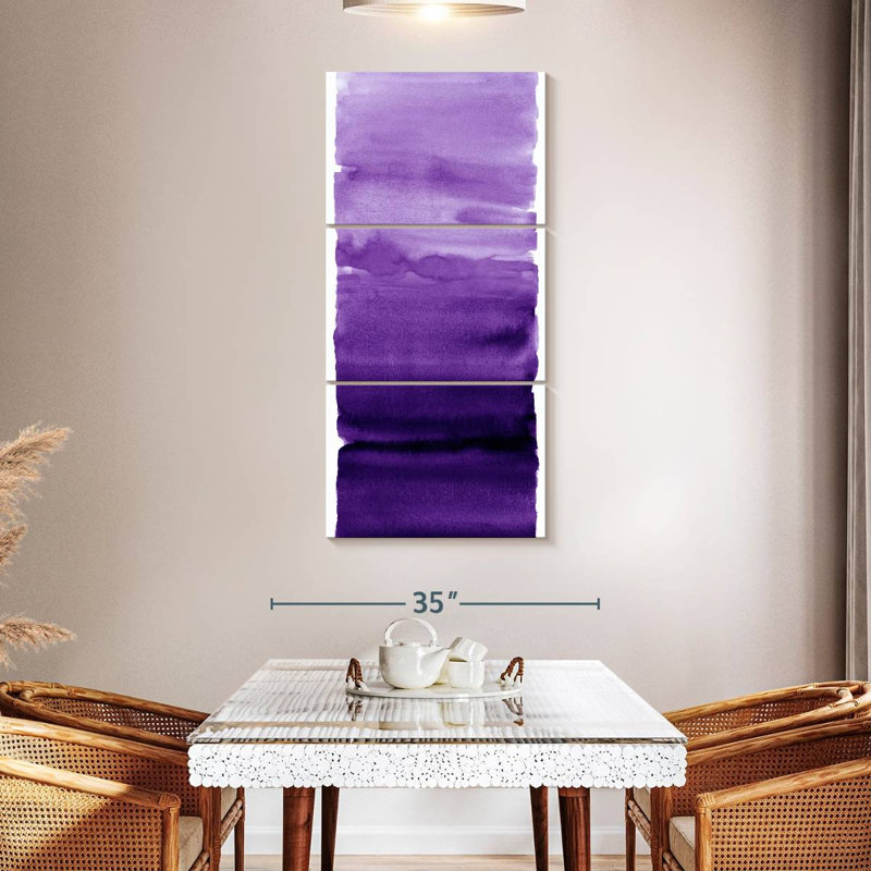 Mélange de mauve, H 52 po x l 24 po