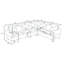 Antania Upholstered L-Shaped Sectional Right Hand Facing-1946141314