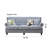 Simple Three-Person Sofa Upholstered Sofa-101727514