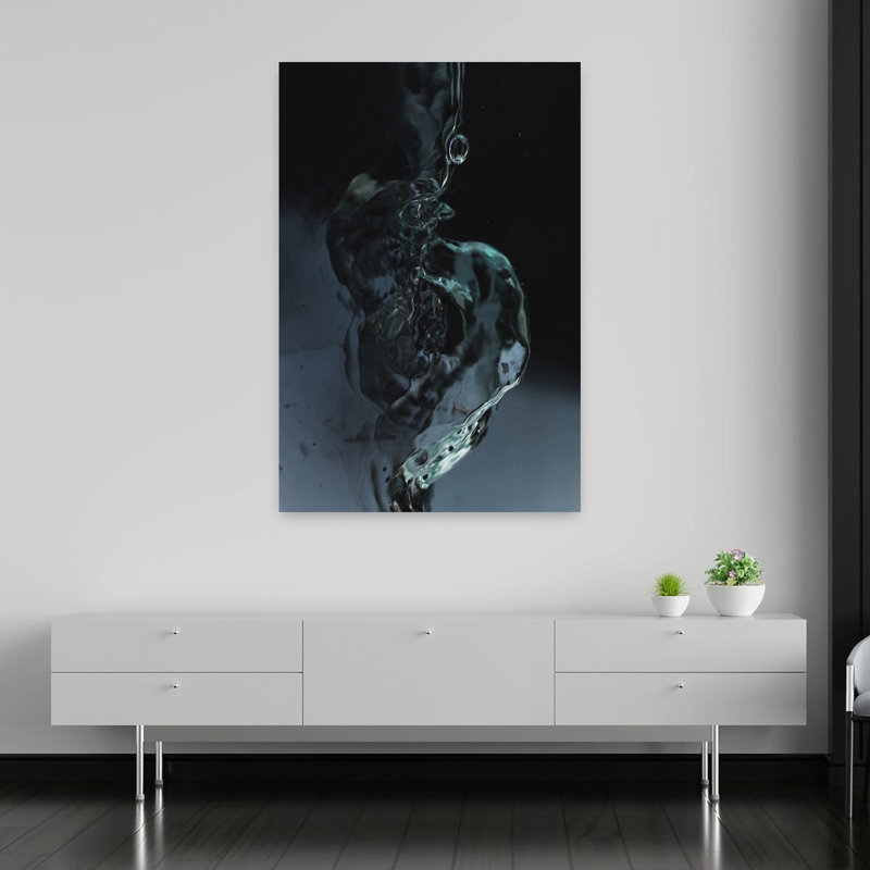Art contemporain contemporain abstrait, H 60 po x l 40 po