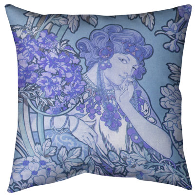 Coussin de sol Alfonsus Mucha