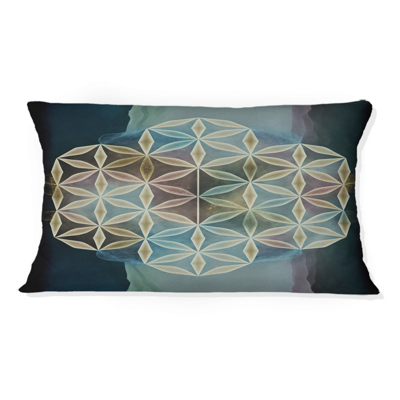 Ancien sacré rétro Designs II - Coussin décoratif à imprimé géométrique abstrait
