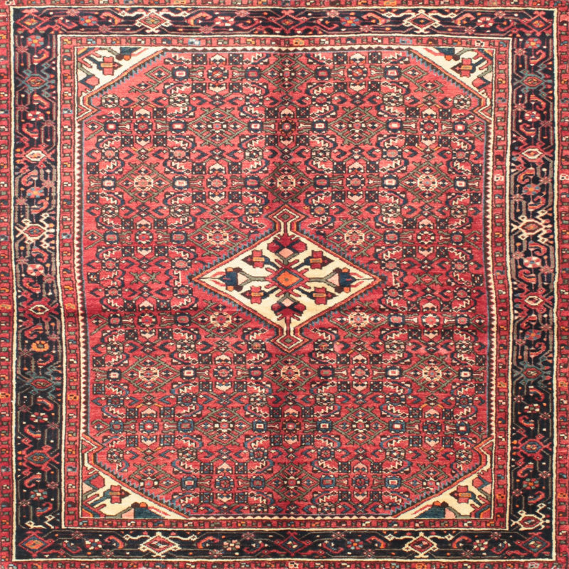 Tapis traditionnel 100% lavable à la machine à 184 po, Carré 3 pi