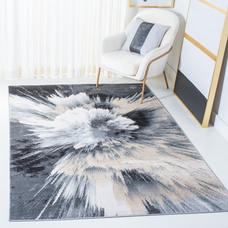 Algiers Performance Abstract Rug, Rectangle 8' x 10'