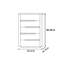 Commode de rangement moderne sur pied