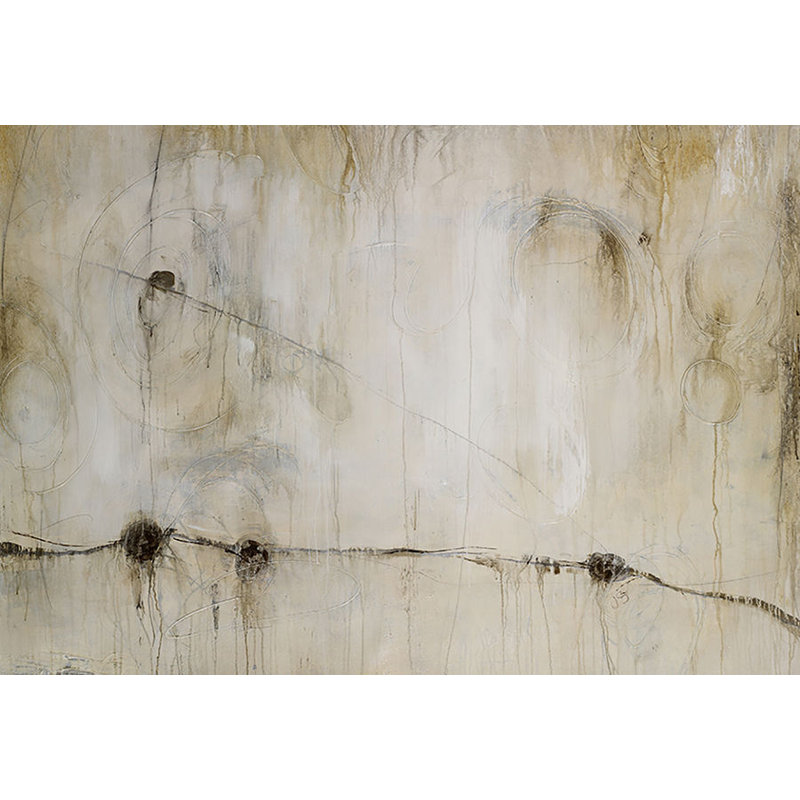 Blanc cassé - Peinture sur toile, Extérieur, H 44 po x l 64 po x P 1,5 po